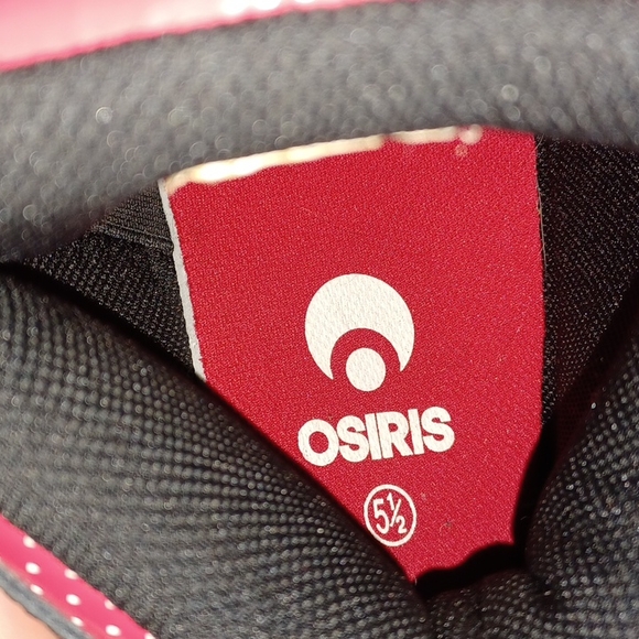 *DISCONTINUED* *RARE* BLACK, RED, AND WHITE OSIRIS SNEAKERS - Picture 5 of 7